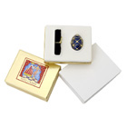 1995, White Linen, COLLECTOR'S EGG COMPACT (Saks 5th Ave)